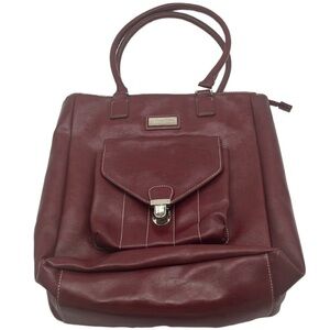 Franklin Covey Large Red Business Organizer Travel Bag BLEMISH